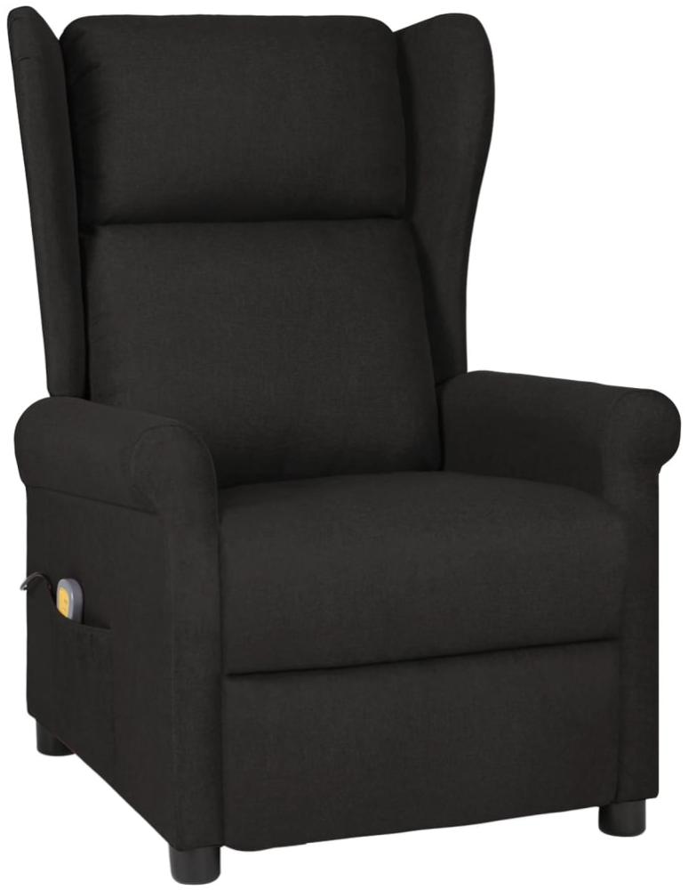 vidaXL Massagesessel Schwarz Stoff 348518 Bild 1