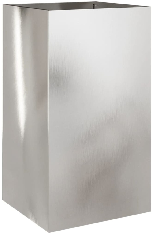 vidaXL Pflanzkübel Silbern 42x38x75 cm Edelstahl 841581 Bild 1