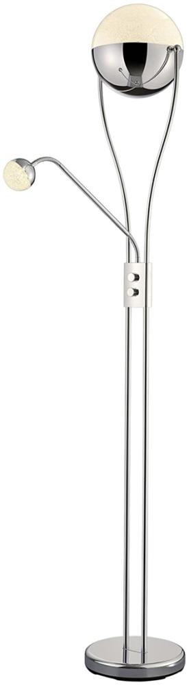 Trio Leuchten 'Chris' LED Stehlampe dimmbar, Metall chromfarben, Höhe 180 cm Bild 1