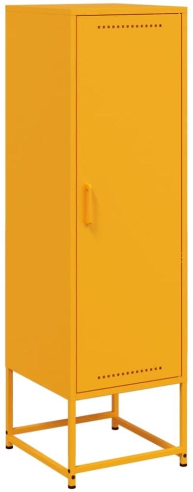 vidaXL Highboard Senfgelb 36x39x123 cm Stahl 846527 Bild 1
