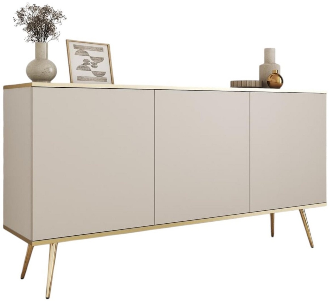 Compleo Kommode mit 3 Türen MONO, Luxus Möbel, Modern Wohnzimmer Bild 1