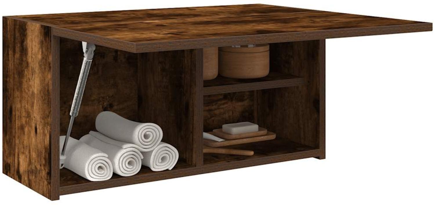 vidaXL Bad-Wandschrank Räuchereiche 60x25x30 cm Holzwerkstoff 860062 Bild 1