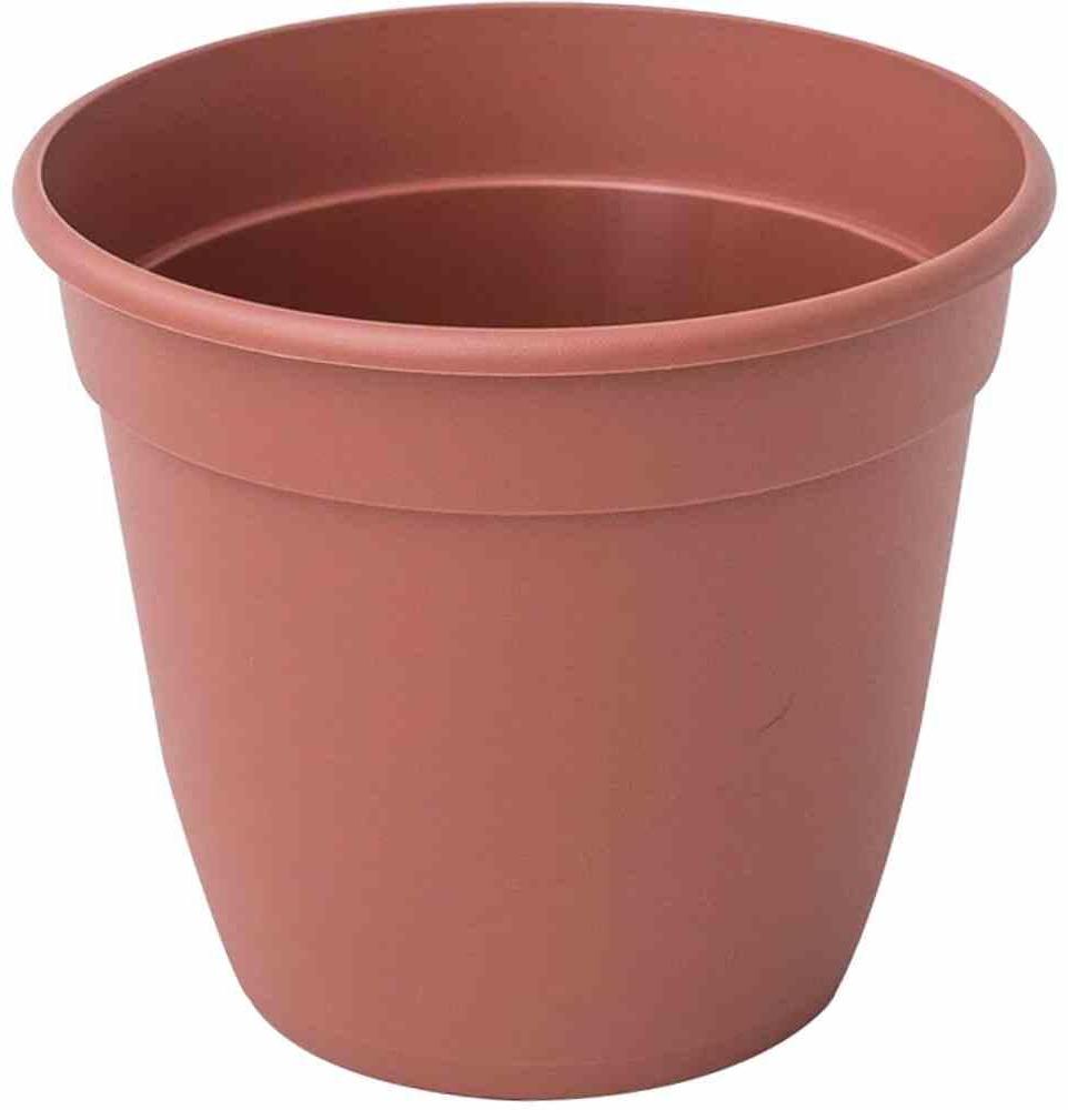 Standard-Pflanztopf 10 x 8,6 cm, terracotta Rundes Kunststoffgefäß mit Bodenlöchern Bild 1