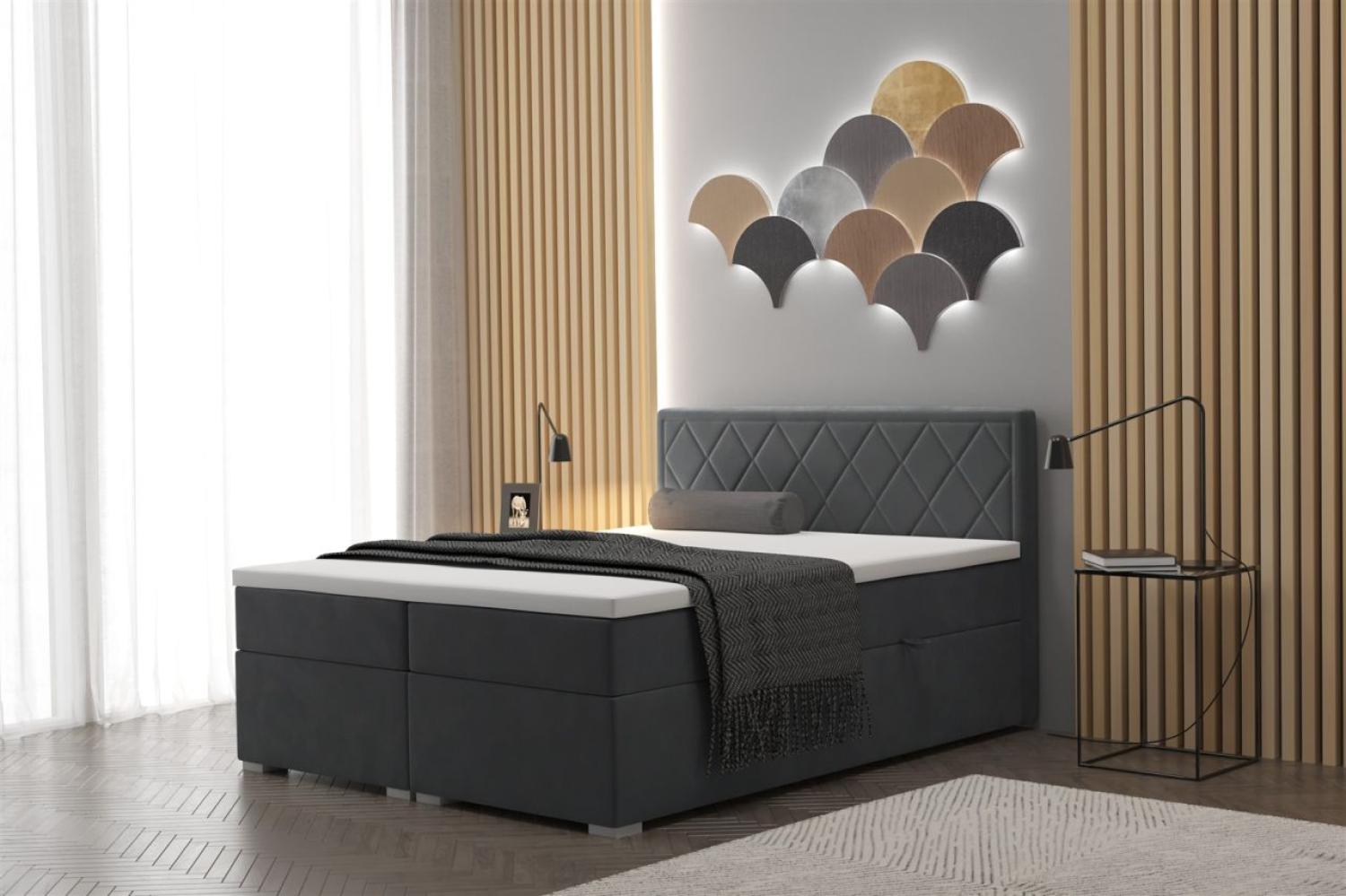 Boxspringbett Schlafzimmerbett RAMIRO 120x200cm Bild 1