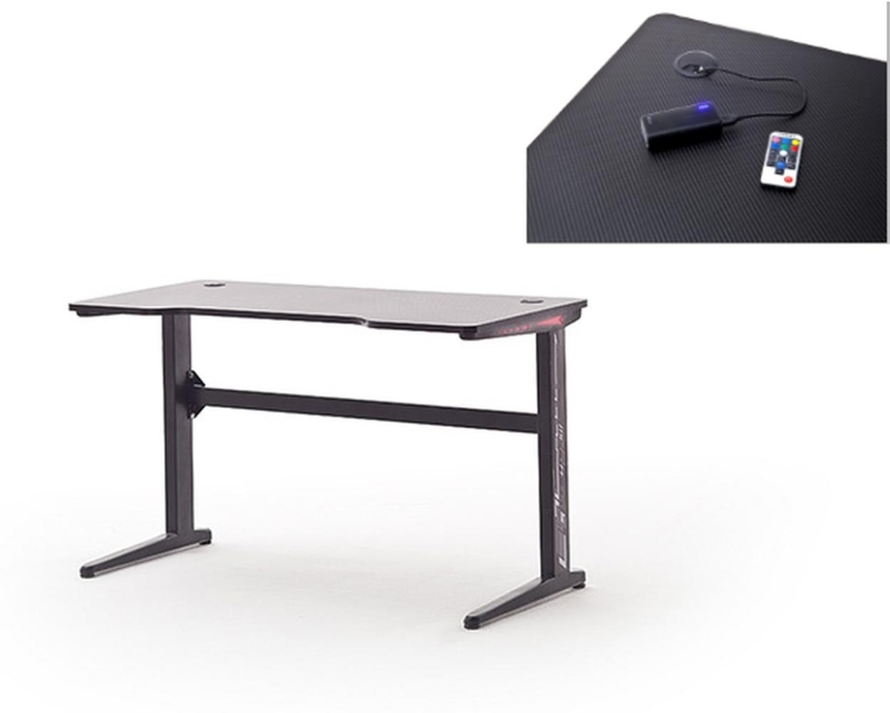 Schreibtisch >mcRACING Gaming Desk< (BxHxT: 120x73x60 cm) in schwarz Bild 1