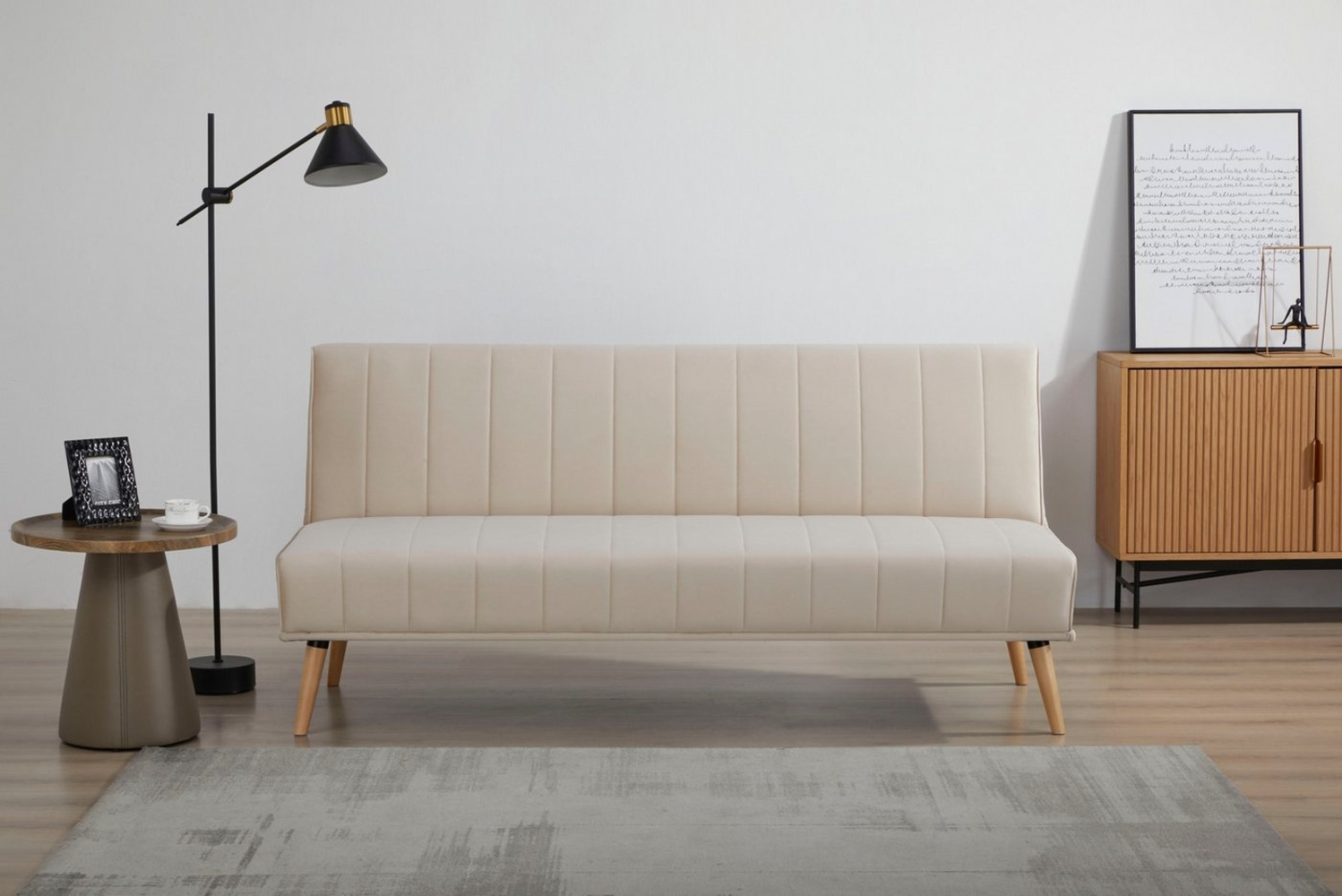 INOSIGN Schlafsofa LUMINARA Gästesofa, Bettsofa, Couch mit Schlaffunktion, Loungesofa, durch verstellbare Rückenlehne u. Bettfunktion, Webstoff-Bezug Bild 1