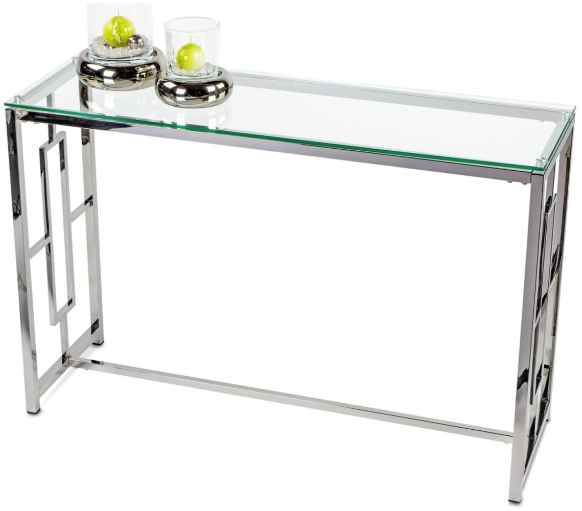 formano Karo Edelstahl Konsolentisch Bild 1