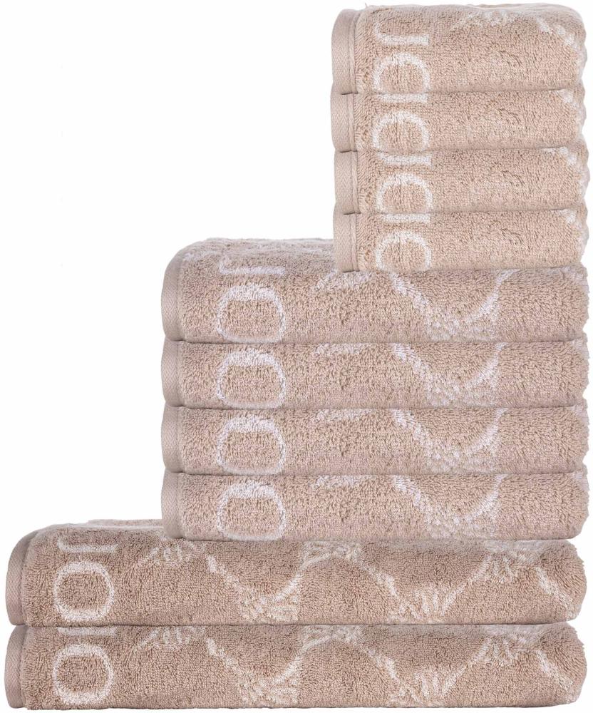 JOOP! Handtuch Set, 10-tlg - Cornflower, 2x Duschtuch, 4x Handtuch, 4x Gästetuch Beige Set Bild 1