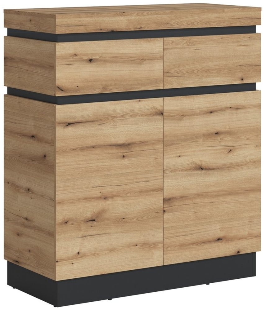 Schuhschrank Colditz / Corte, Holzwerkstoff, Holzfarben, 101 x 116 x 45 cm Bild 1