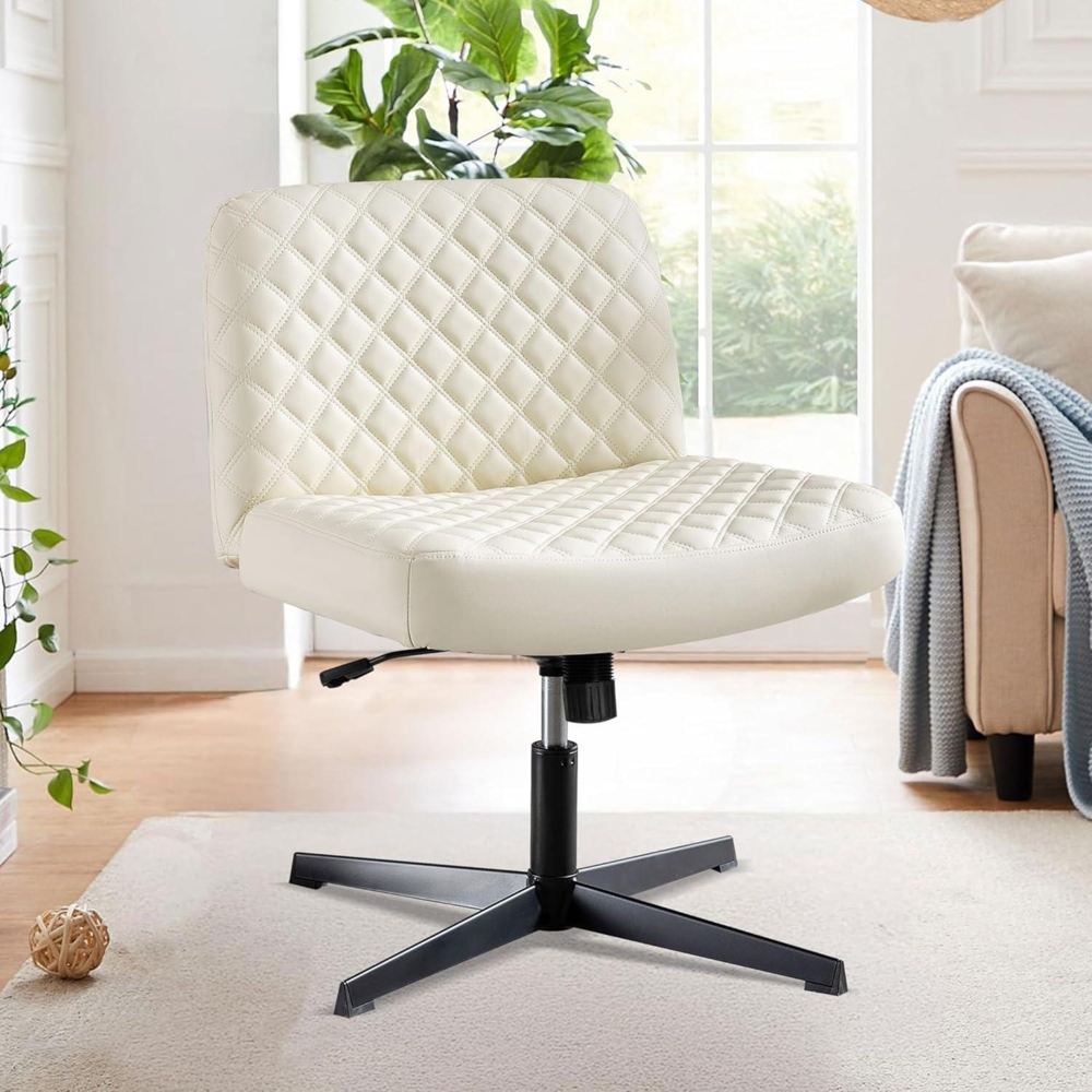 WOLMICS Bürostuhl ohne Armlehnen Höhenverstellbar mit Kissen & Wippfunktion Bild 1