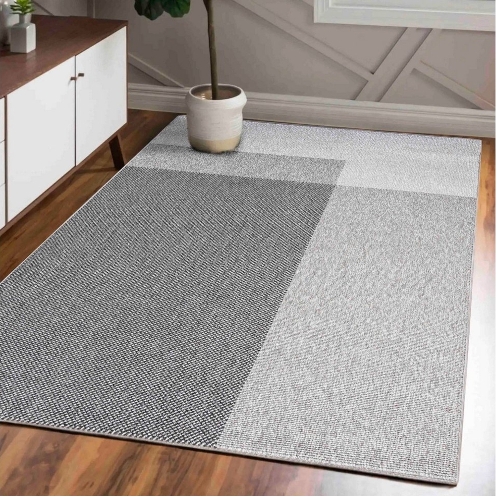 Mazovia Designteppich Modern Weich Minimalist Teppich für Wohnzimmer - Neutralfarben Teppich, 80 x 150 cm, Fußbodenheizung Bild 1