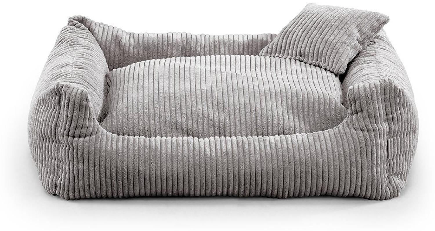 FAVRE Tierbett Soft Stripe Hundebett, Katzenbett, Farb- und Größenwahl, 100&% Polyester Bild 1