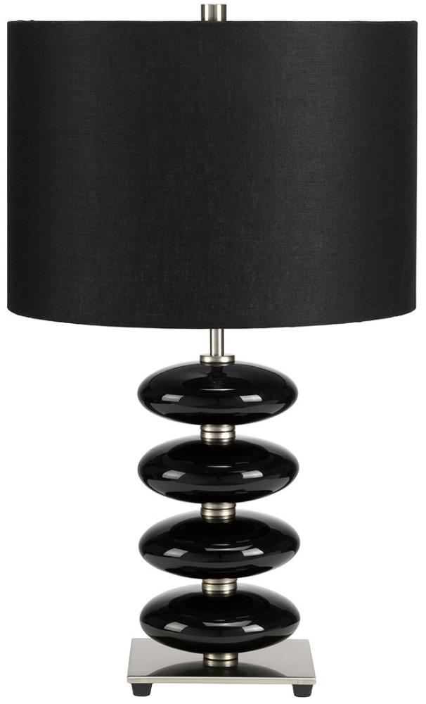 Elstead Lighting Onyx 1-Light Tischleuchte Schwarz 60cm E27 Bild 1