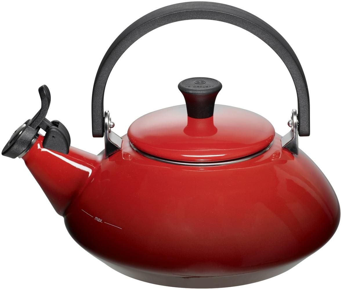 Le Creuset Wasserkessel Zen Kirschrot - Rot Bild 1