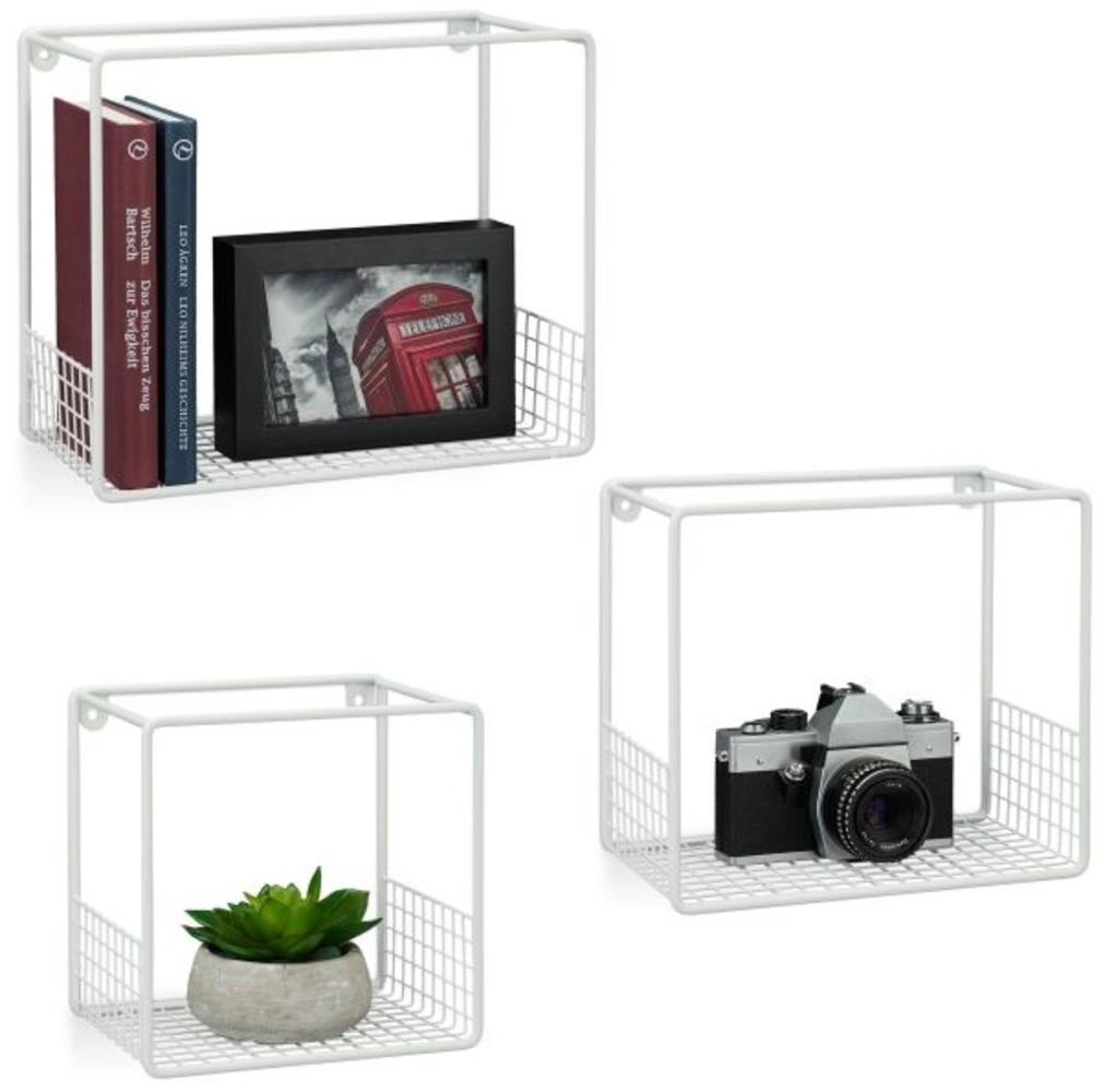 Gitter Wandregal im 3er Set Bild 1