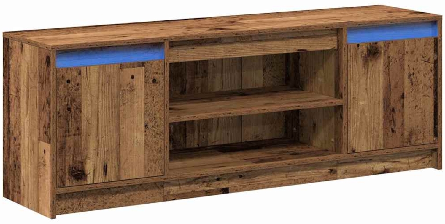 vidaXL TV-Einheiten Braun 139,5 x 34 x 50 cm Holzwerkstoff 869239 Bild 1