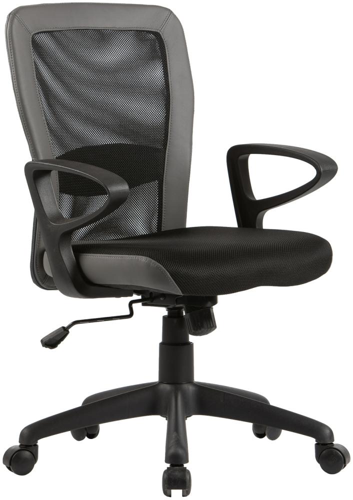 Chefsessel >PIA< (BxT: 57,5x62,5 cm) in schwarz - 57,5x62,5 (BxT) Bild 1