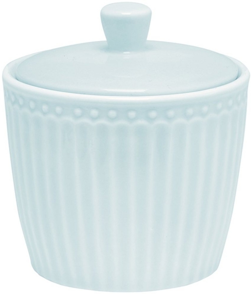 Greengate Zuckerdose Alice Zuckerdose pale blue 10 cm, Stoneware Bild 1