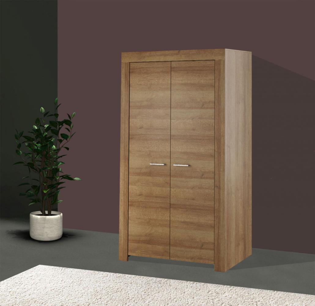 Stauraumschrank "Sky" Kleiderschrank 110cm eiche riviera Bild 1