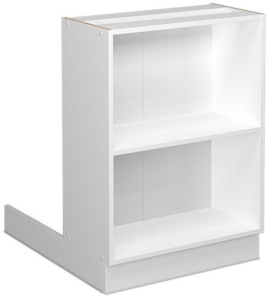 Vicco Küchenschrank Küchenmöbel Küchenzeile Fame-Line modern Küche Einbauküche Blende Unterschrank Hochschrank Hängeschrank (Weiß ohne Front, Regalinselunterschrank 60 cm) Bild 1