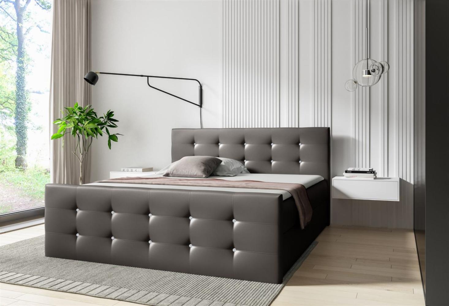 Boxspringbett Schlafzimmerbett LIAMOS 200x220cm Bild 1