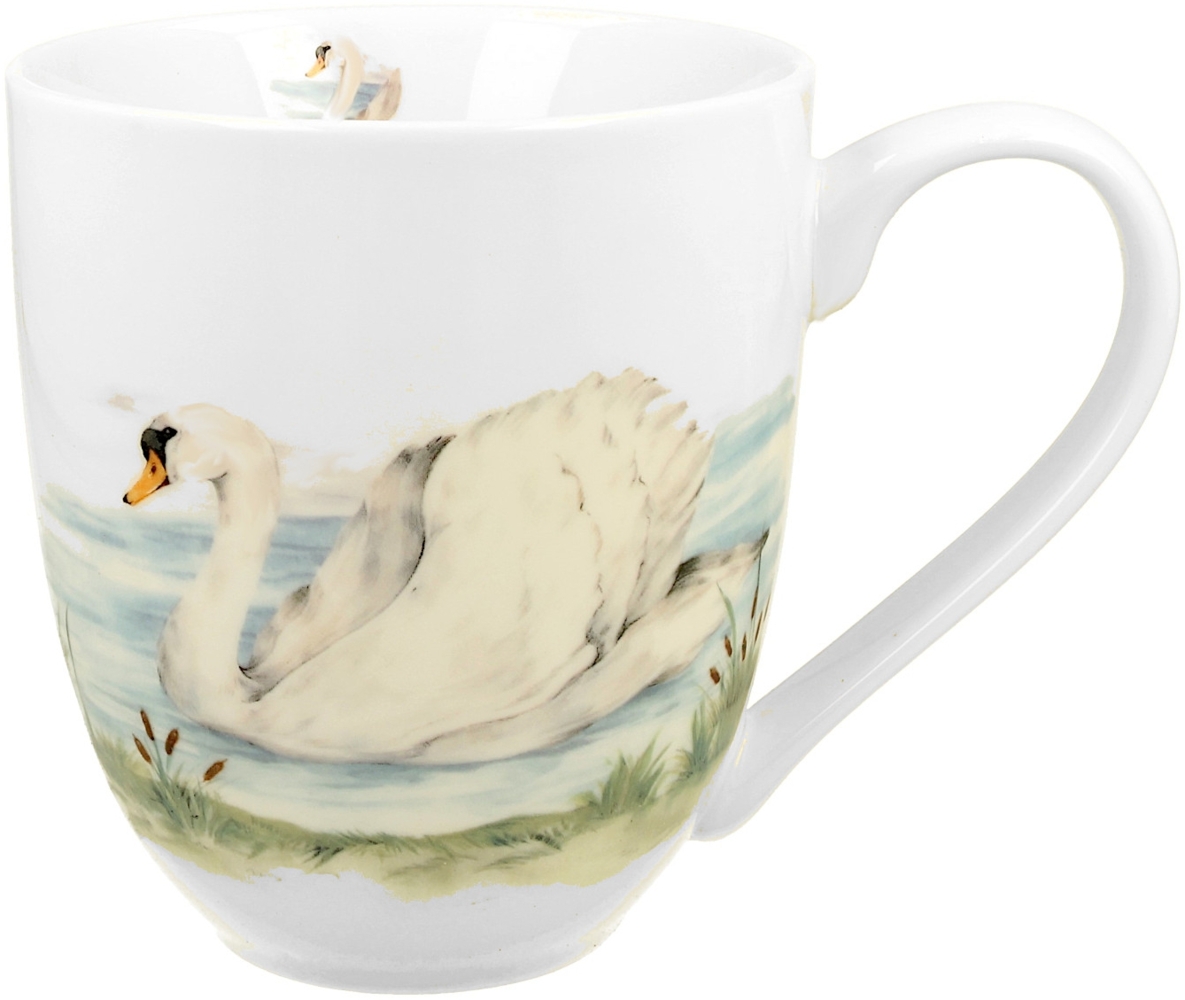 DUO World of Birds XXL Becher 1000 ml SWAN New Bone China Porzellan Bild 1