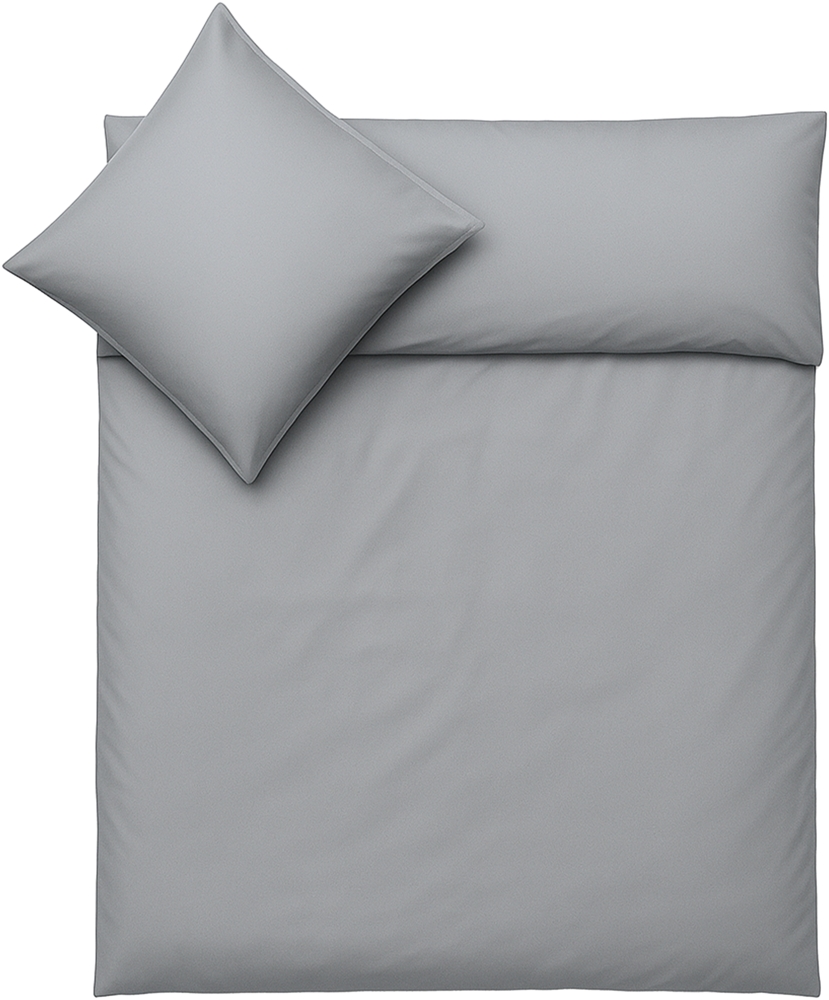 Bettwäsche 2tlg 135x200cm Microfaser mit Reißverschluss atmungsaktiv Bild 1
