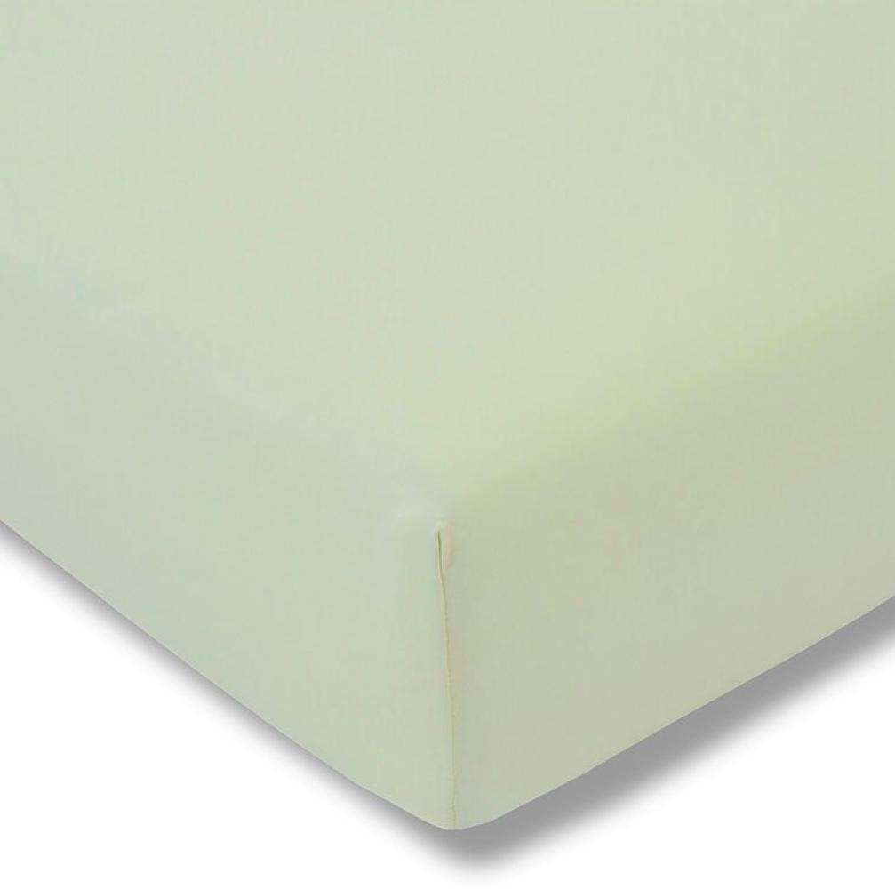 ESTELLA Spannbetttuch Feinjersey | Verde | 150x200 cm | passend für Matratzen 140-160 cm (Breite) x 200 cm (Länge) | trocknerfest und bügelfrei | 100% Baumwolle Bild 1