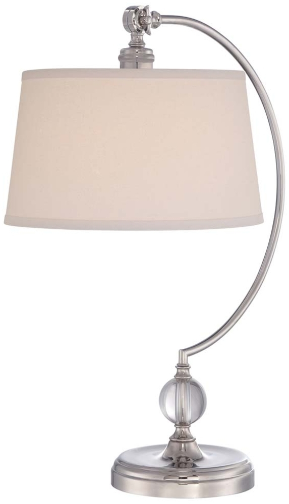 Tischleuchte, Glas, Metall, H 62,2 cm Bild 1