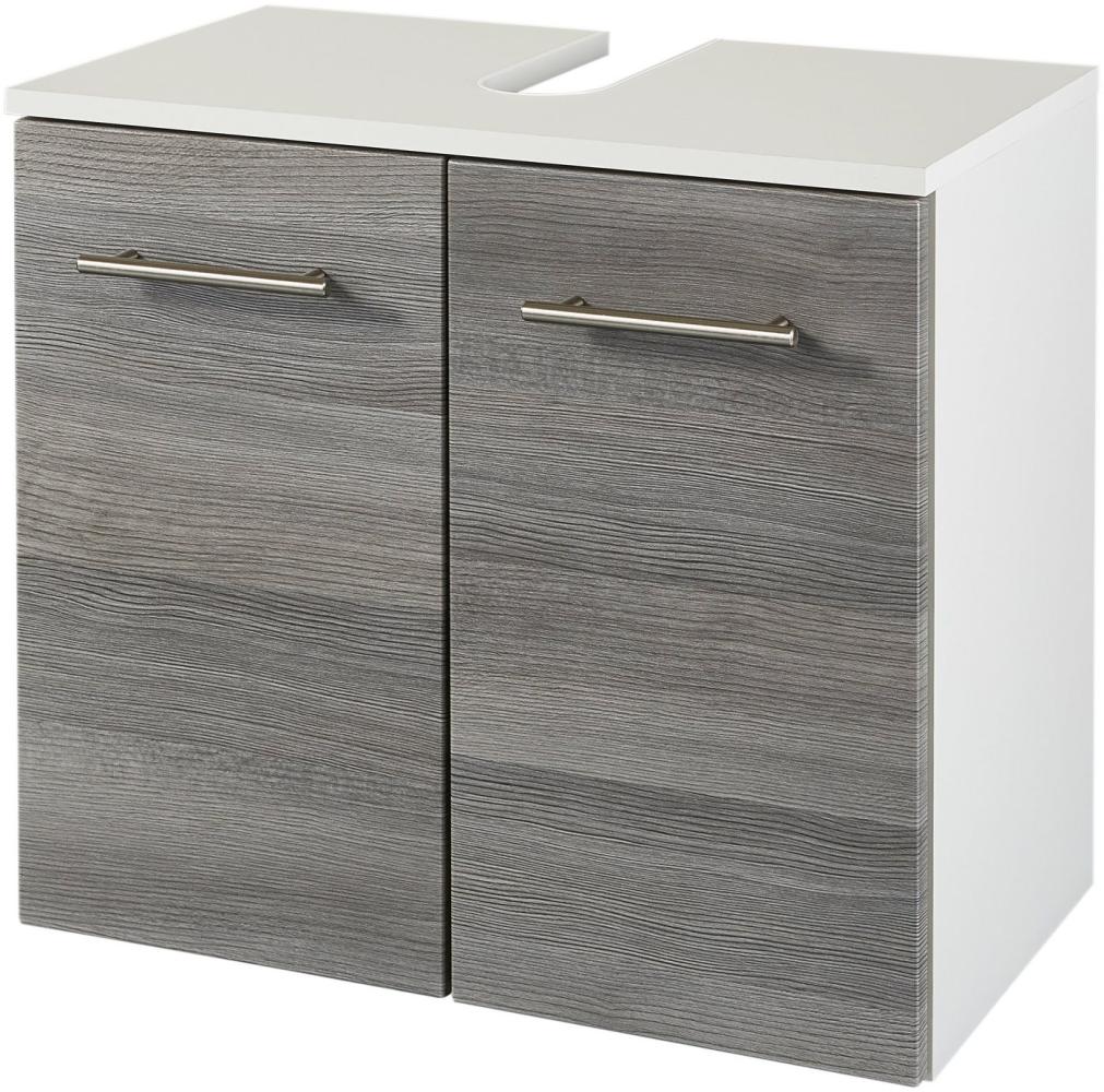 welltime Waschbeckenunterschrank Trento, verschiedene Ausführungen und Farben Badmöbel, Breite 60cm, Badezimmerschrank Beckenunterschrank WBU Bild 1