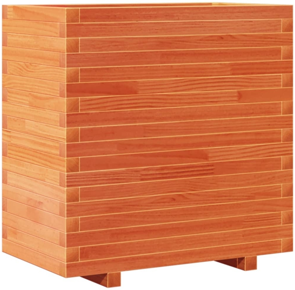 vidaXL Pflanzkübel Wachsbraun 70x40x72 cm Massivholz Kiefer 3282631 Bild 1