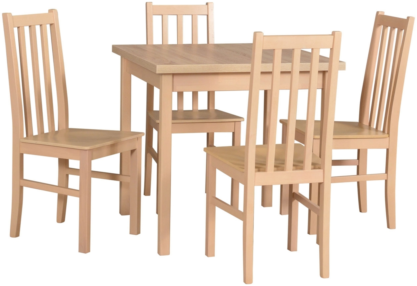 Essgruppe Bos10D Tischgruppe sonoma Eiche 5-teilig Bild 1