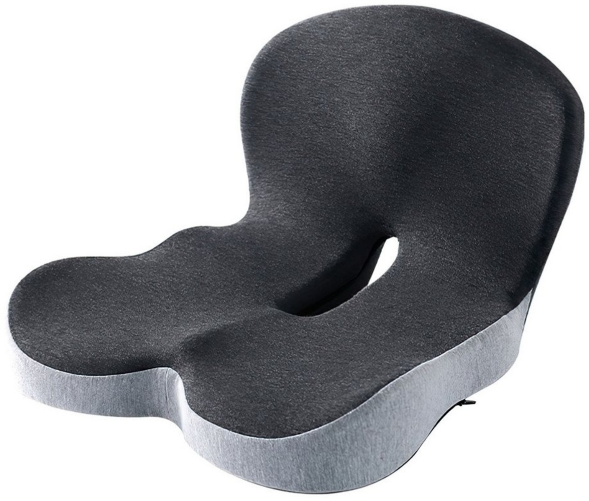 Refined Living Sitzkissen Sitzkissen Ergonomisches Bürostuhl Orthopädisch Mit RückenKissen, Memory-Schaum Lindert Rückenschmerzen Sitzring Steißbein Entlastung Bild 1