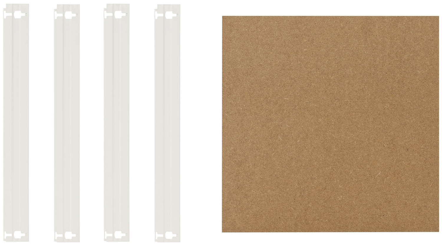 shelfplaza HOME 23x23 cm Fachboden-Set in weiß für HOME Schwerlastregale mit 175 kg Traglast pro Boden Bild 1