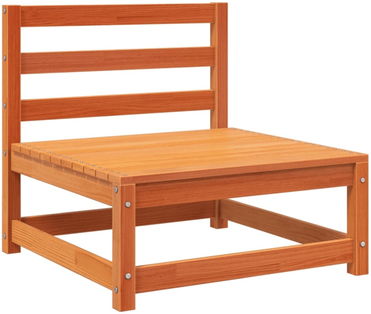 vidaXL Gartensofa ohne Armlehnen Wachsbraun 70x70x67 cm Massivholz 837918 Bild 1