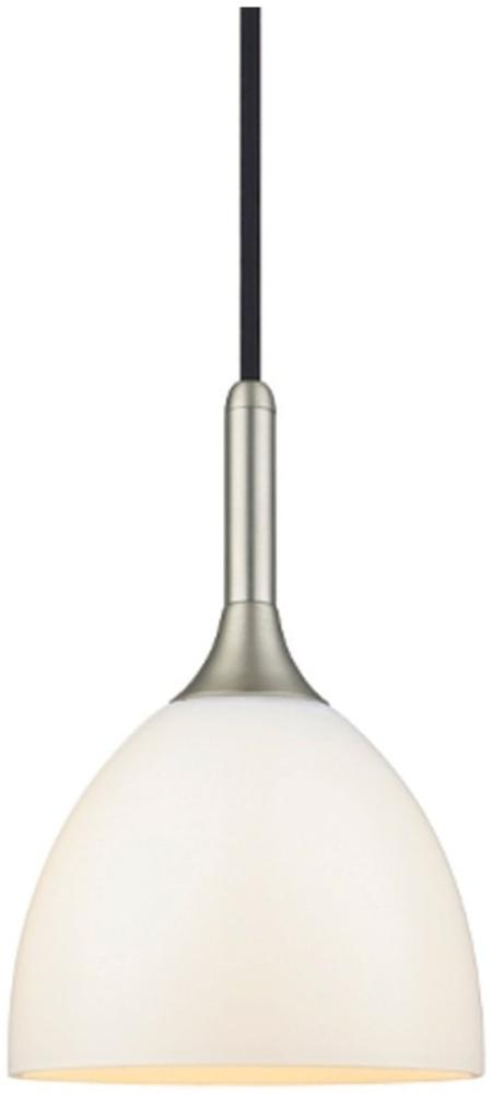 Halo Design No. 742158 LED Pendelleuchte BELLEVUE Alu matt Opal, E14 Ø 14 Bild 1