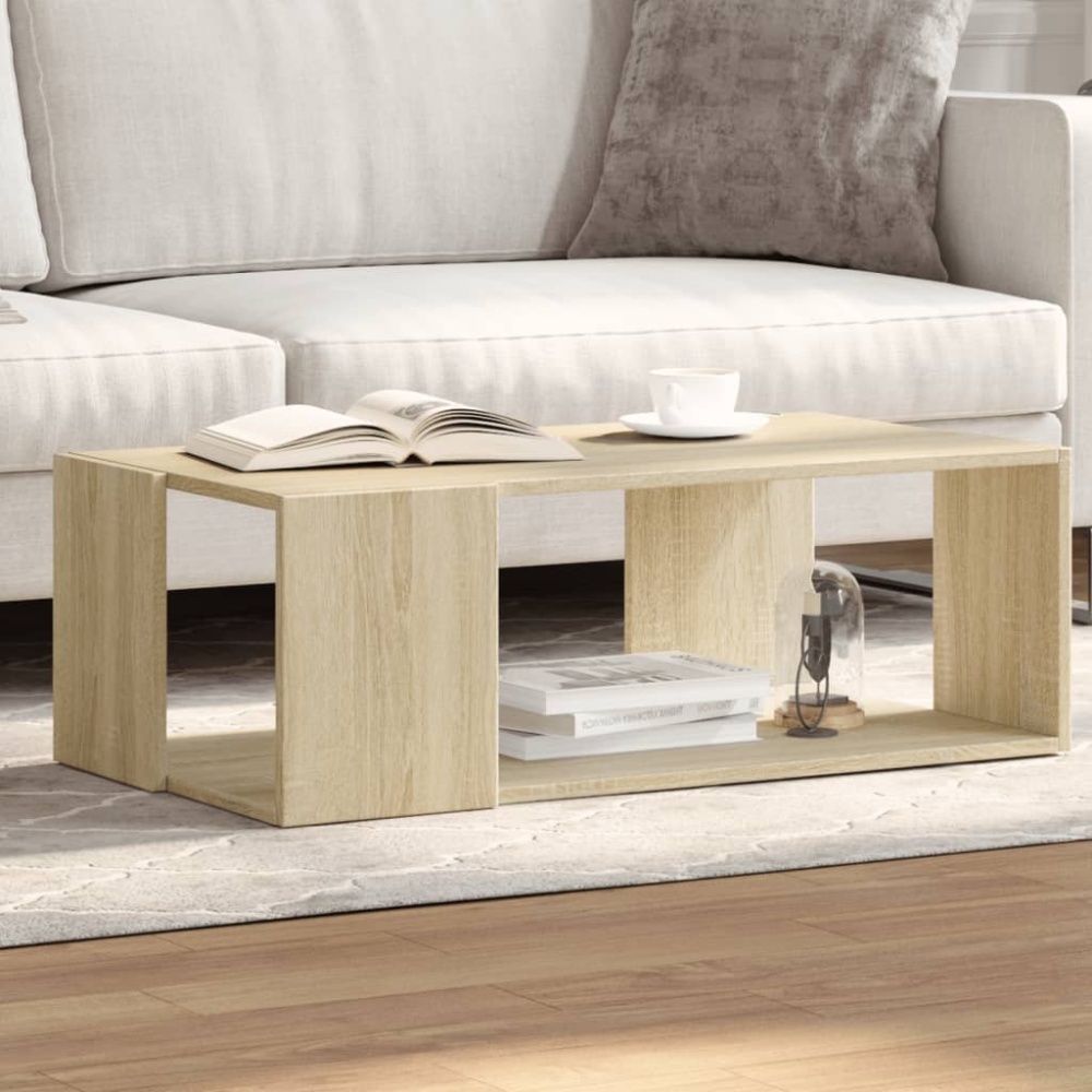 vidaXL Couchtisch Sonoma-Eiche 89,5x48x30 cm Holzwerkstoff 848152 Bild 1