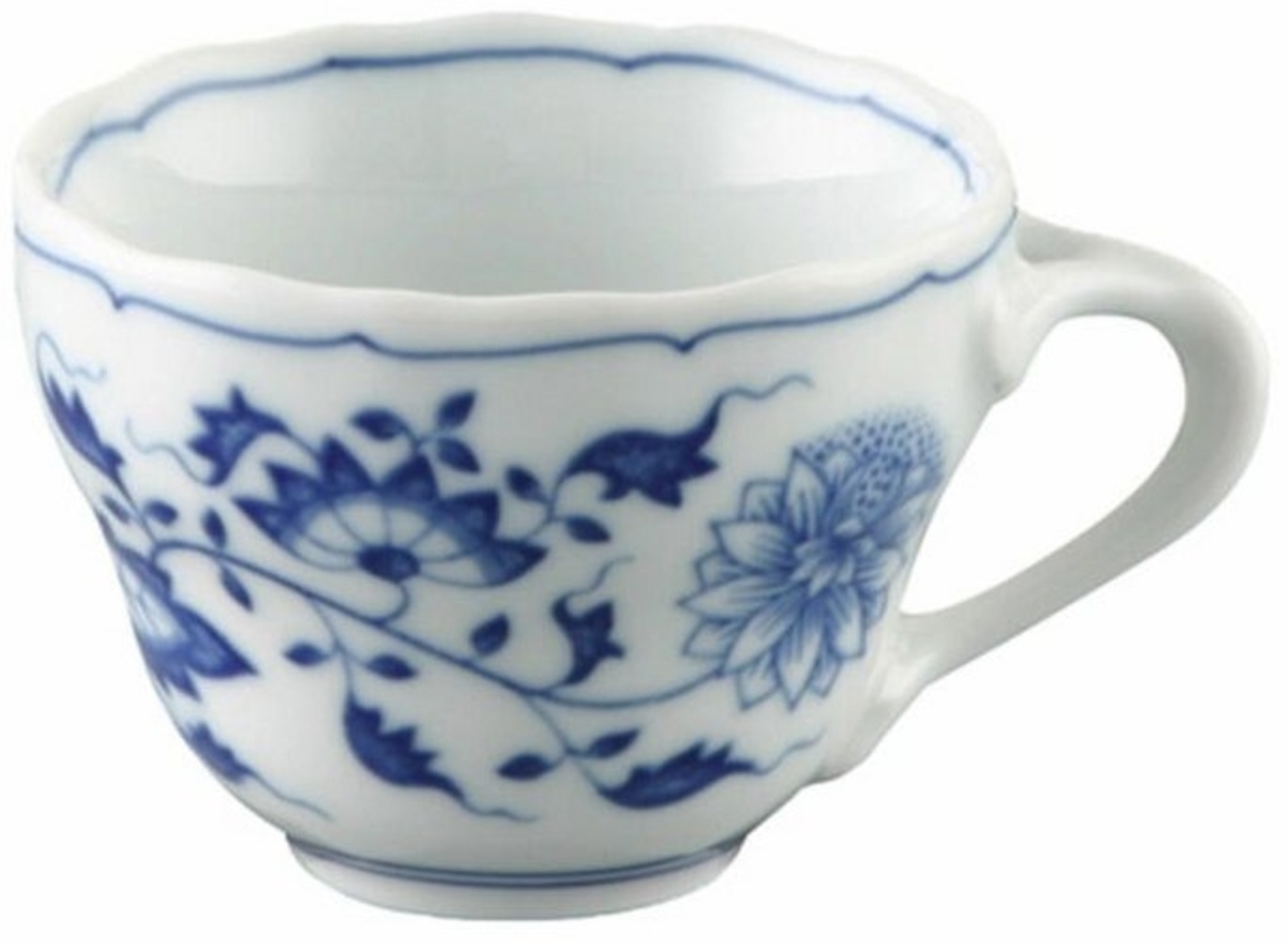 Espresso-/Mokka-Obertasse Blau Zwiebelmuster Hutschenreuther Espressotasse - Mikrowelle geeignet, Spülmaschinenfest Bild 1