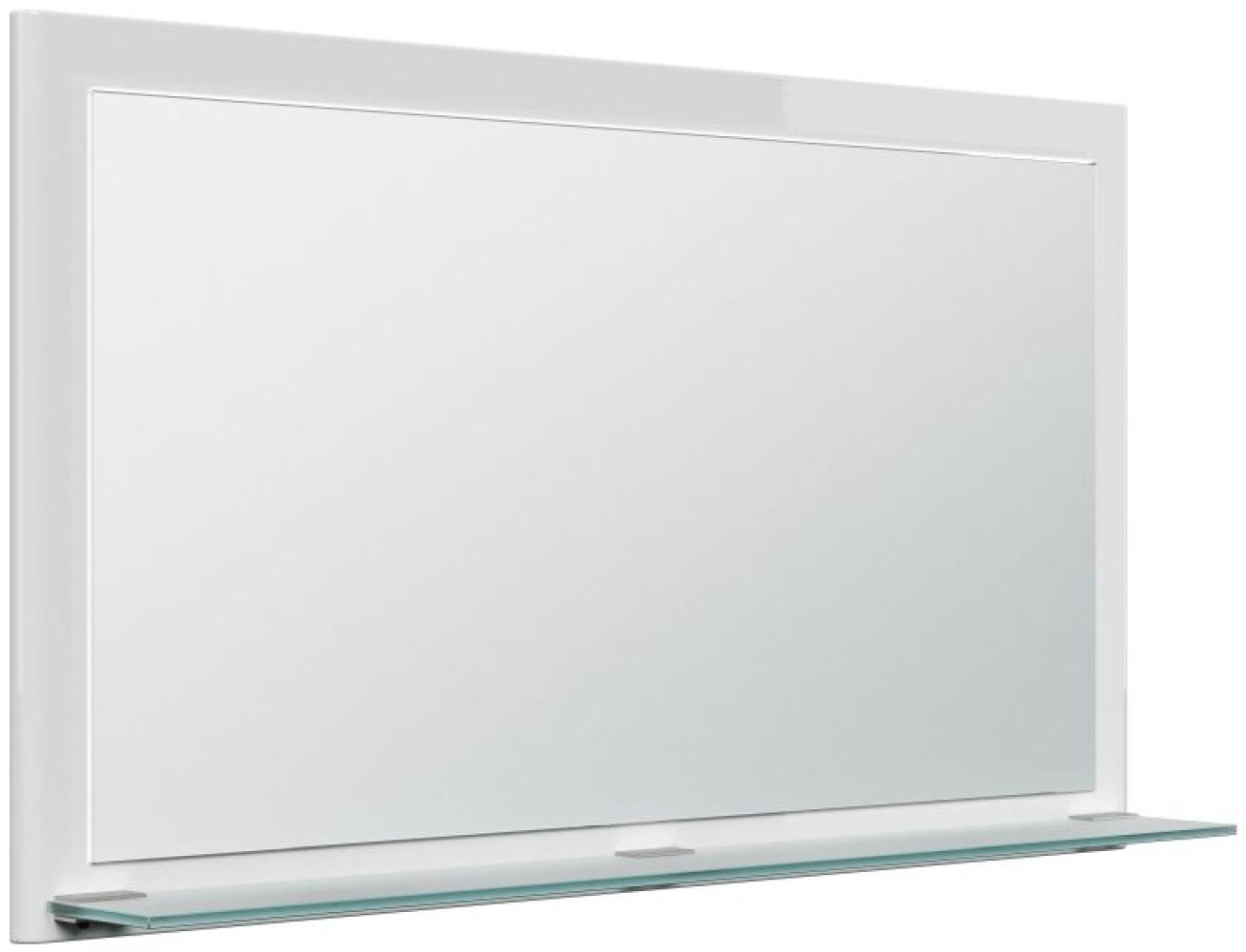 Posseik Spiegel Elite mit Glasablage 104x60 cm Weiß Bild 1