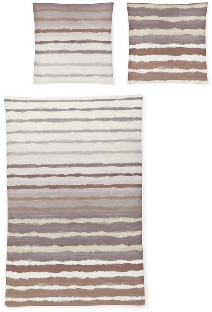 Irisette Mako-Satin Bettwäsche Set Sky 8403 rosa 155x200 cm + 1 x Kissenbezug 80x80 cm Bild 1