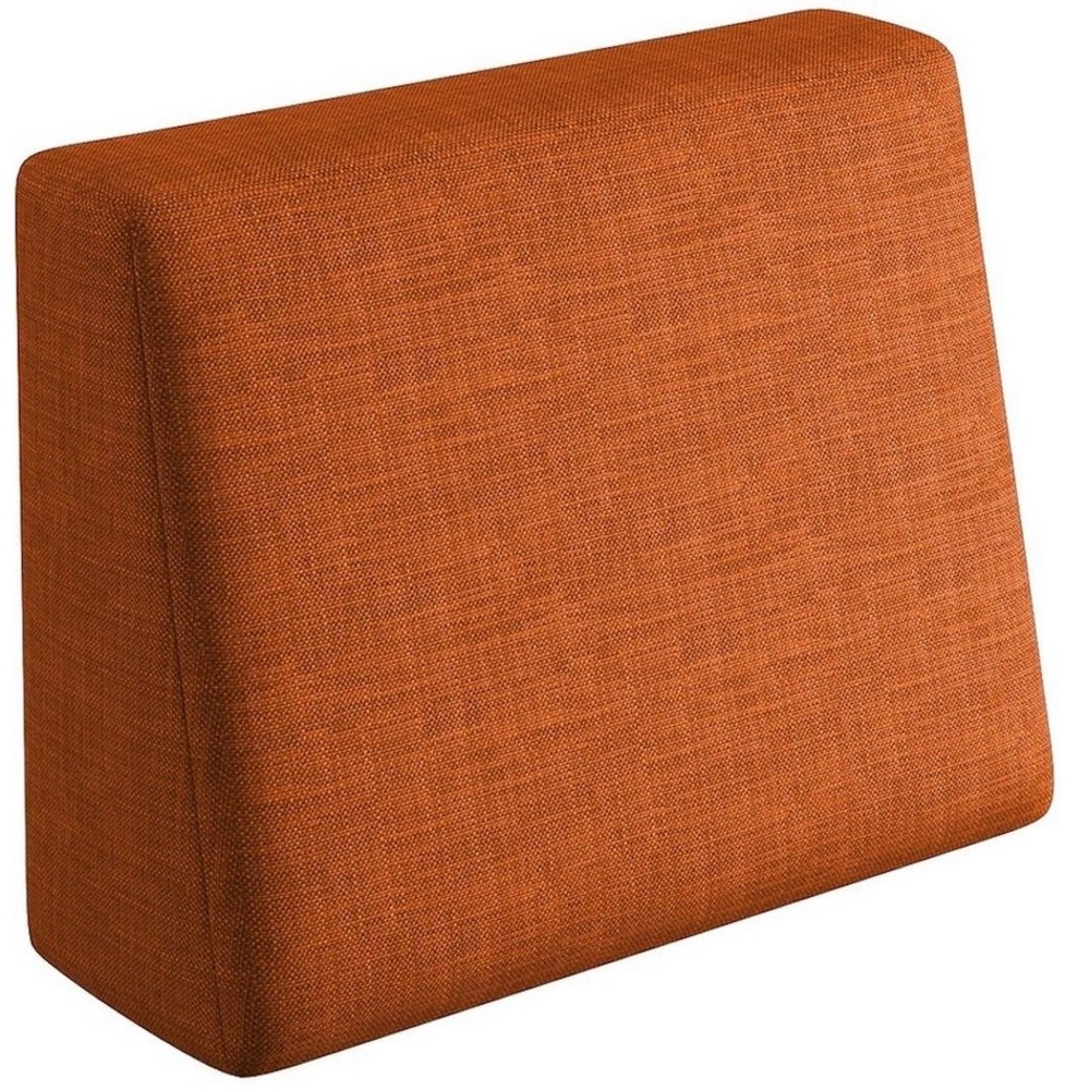 sunnypillow Rückenkissen Palettenkissen mit abnehmbarem Bezug Seitenkissen 60x40x20/10cm, Orange Bild 1