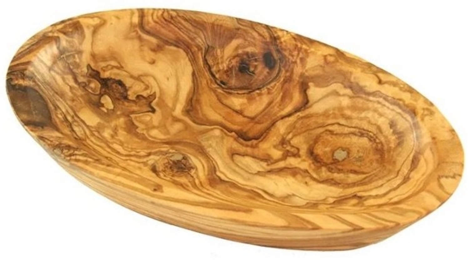 Olivenholz-erleben Snackschale Schälchen OVAL klein (Länge ca. 13 cm) aus Olivenholz, (1-tlg) Bild 1