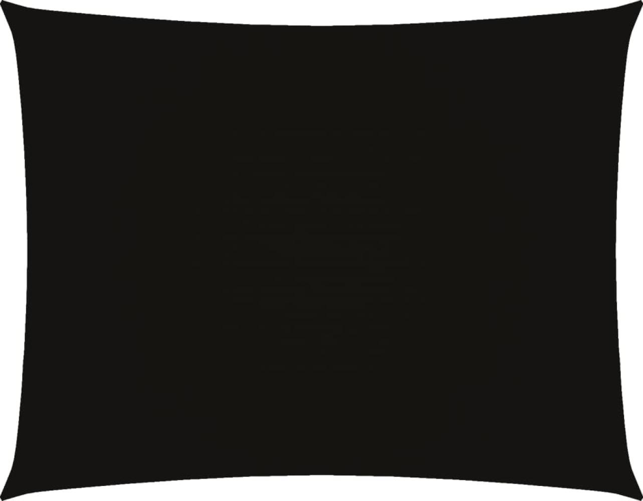 vidaXL Sonnensegel Oxford-Gewebe Rechteckig 3x4,5 m Schwarz 135761 Bild 1