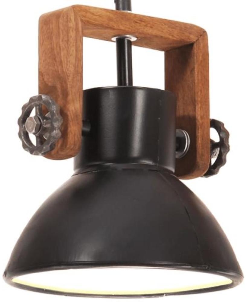 vidaXL Hängelampe Industriestil 25 W Schwarz Rund 19 cm E27 320537 Bild 1