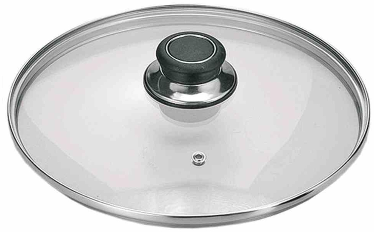 Universaldeckel 16 cm mit Kunststoffknopf / Glasdeckel / Universal - Deckel / Pfannendeckel / Topfdeckel Bild 1