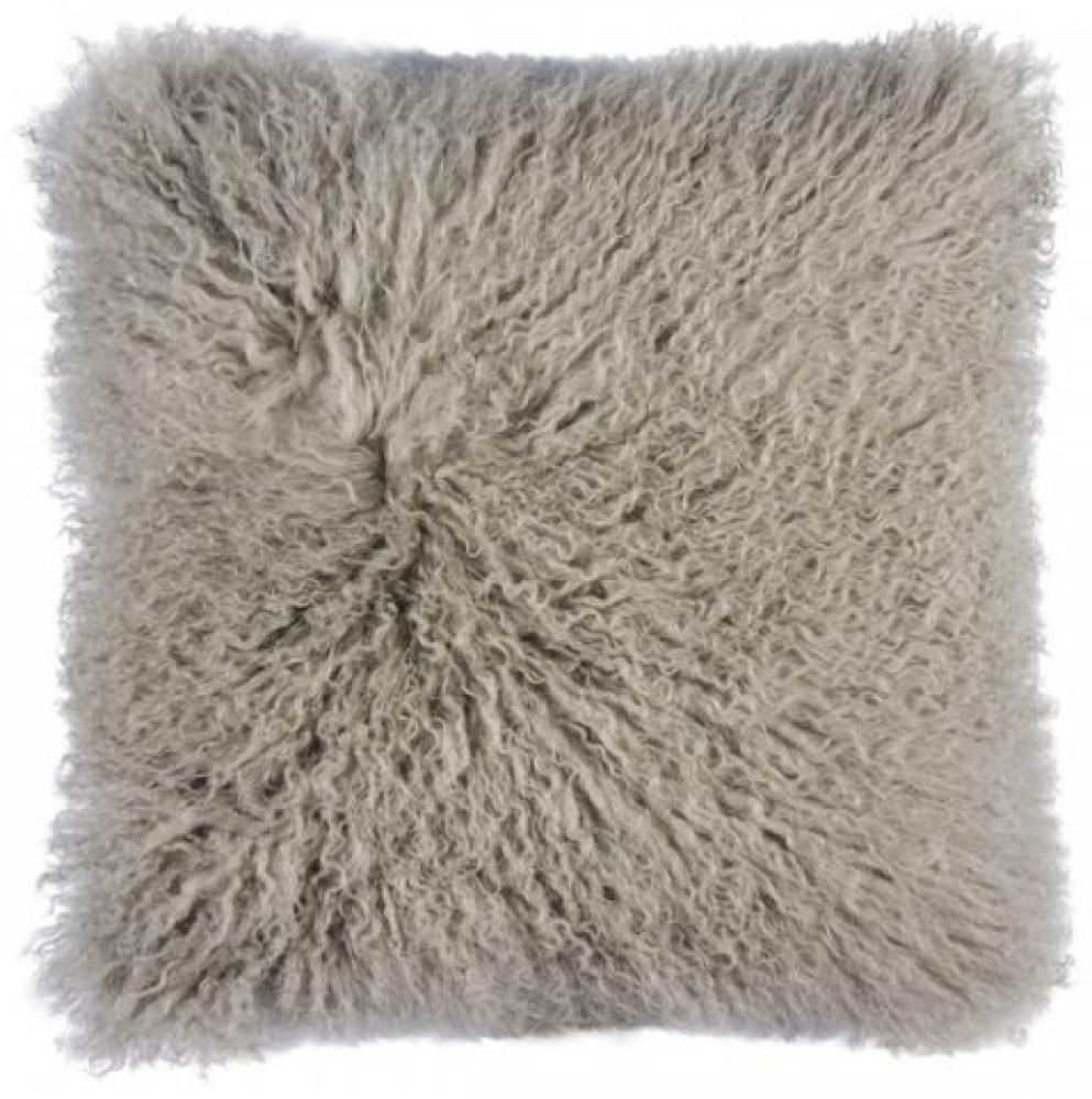 PAD Kissenhülle Lammfell Kissen Glory Light Grey (40x40cm) 10182-U15-4040 Bild 1