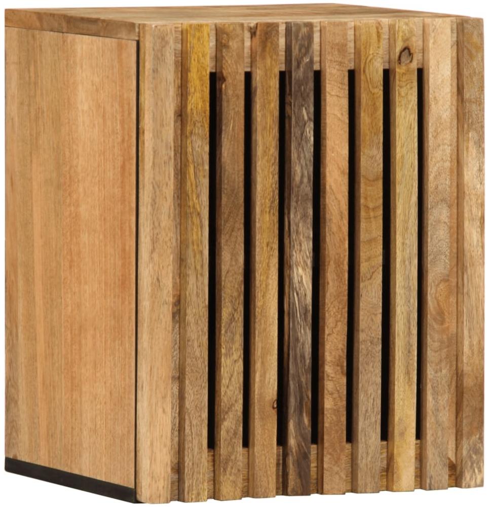 vidaXL Bad-Wandschrank 38x34x48 cm Massives Raues Mangoholz 377534 Bild 1