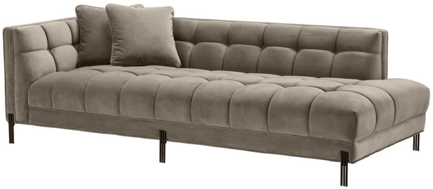 EICHHOLTZ Loungesofa Sienna Left Savona Greige Bild 1