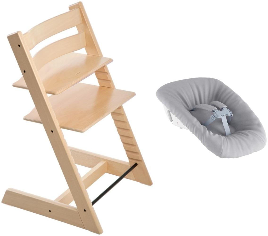 Stokke® Tripp Trapp® Natur Inkl. Newborn Set™ Holz Bild 1