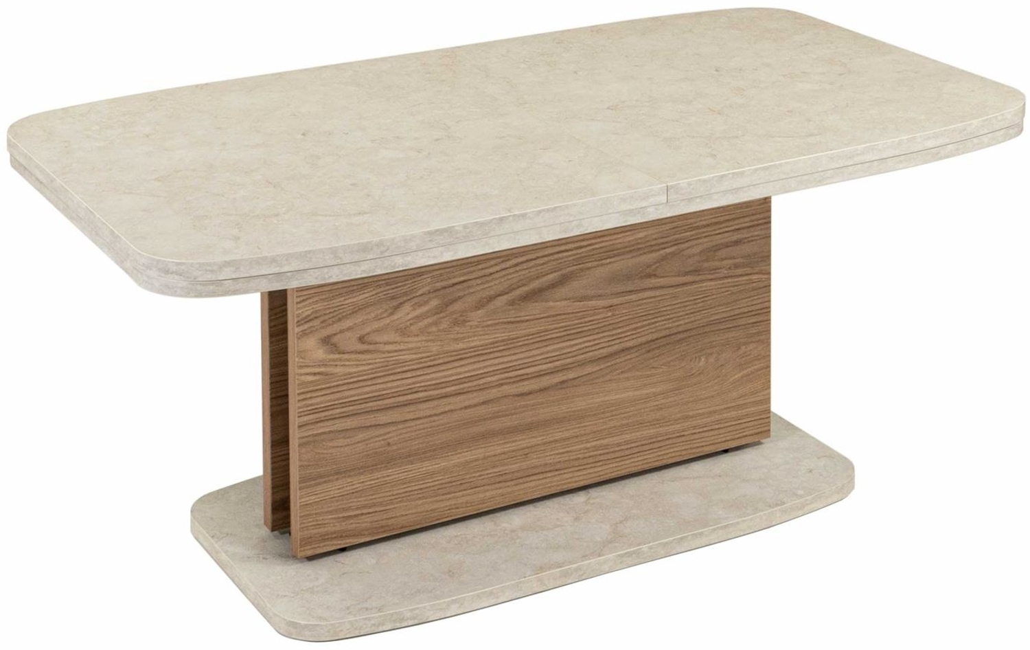 Couchtisch höhenverstellbar ausziehbar Cora 110x53x63 Sandstein/Eiche Bild 1